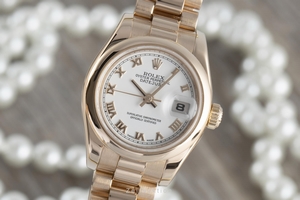 Rolex Lady Datejust 18 ct red gold automatic Kal. 2235 Ref. 179165