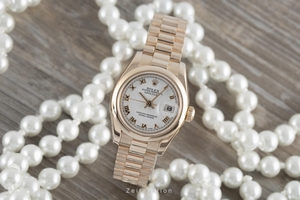 Rolex Lady Datejust 18 ct red gold automatic Kal. 2235 Ref. 179165