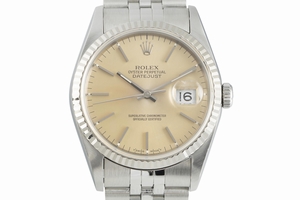 Rolex Datejust steel / white gold automatic Kal. 3135 Ref. 16234