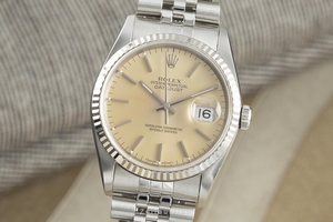 Rolex Datejust steel / white gold automatic Kal. 3135 Ref. 16234