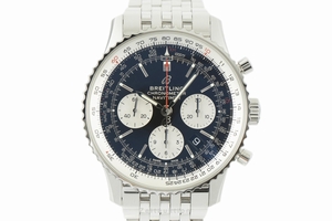 Breitling Navitimer chronograph steel automatic Kal. B01 Ref. AB0121