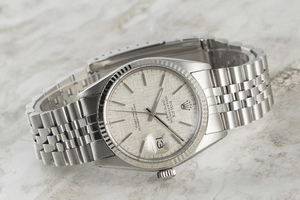 Rolex Datejust steel / white gold automatic Kal. 3035 Ref. 16014