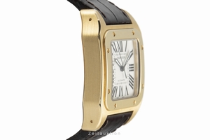 Cartier Santos 100 18 ct gold automatic Kal. 076 Ref. 2880