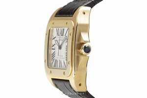 Cartier Santos 100 18 ct gold automatic Kal. 076 Ref. 2880