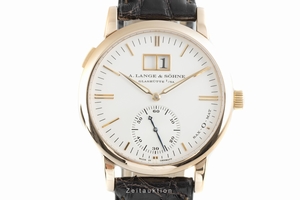 A. Lange & Sohne Langematik 18 ct red gold automatic Kal. L921.4 Ref. 308.021