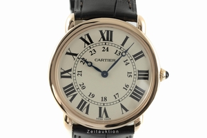 Cartier Ronde Louis 18 ct gold manual winding Kal. 430MC Ref. 2889