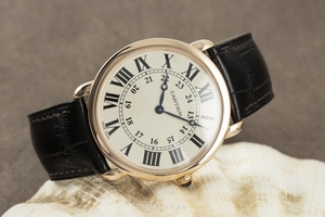 Cartier Ronde Louis 18 ct gold manual winding Kal. 430MC Ref. 2889