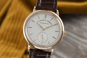 A. Lange & Sohne Saxonia 18 ct red gold automatic Kal. L.086.1 Ref. 380.032