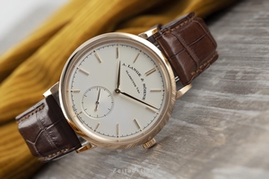 A. Lange & Sohne Saxonia 18 ct red gold automatic Kal. L.086.1 Ref. 380.032
