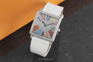 Franck Muller Master Square 18 ct white gold quartz Kal. Ronda 751 Ref. 6002MQZD CD
