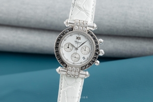Chopard Imperiale chronograph 18 ct white gold quartz Kal. 1270 Ref. 37/3168-50