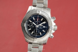 Breitling Super Avenger chronograph steel automatic Kal. B13 Ref. A13375