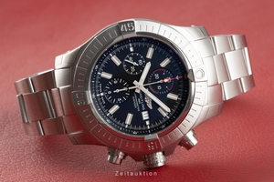 Breitling Super Avenger chronograph steel automatic Kal. B13 Ref. A13375