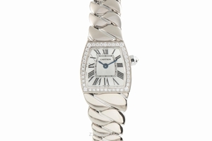 Cartier La Dona 18 ct white gold quartz Kal. 059 Ref. 3082