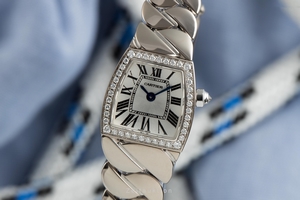 Cartier La Dona 18 ct white gold quartz Kal. 059 Ref. 3082