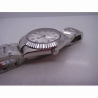 Rolex Oyster Fluted Blue Numeral White SS/SS