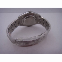 Rolex Oyster Fluted Blue Numeral White SS/SS
