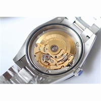 Rolex Day-Date Oyster Fluted Stick Markers Texture Grey Dial Bracelet BP