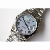 Rolex Day-Date Oyster Fluted Roman Markers Quadrant Dial Bracelet BP A3255