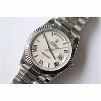 Rolex Day-Date Oyster Fluted Roman Markers Quadrant Dial Bracelet BP A3255