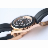 Rolex 2015 YachtMaster RG Ceramic Bezel Black Rubber ARF A3135