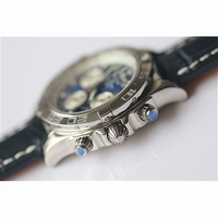 Breitling Chronomat B01 Blue Dial Leather JF A7750