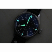 Big Pilot IW500901 Real Power Reserve Black Dial Black Leather ZF A51111