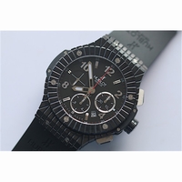 Hublot Caviar 41mm Full Ceramic Black Dial Rubber HUB4100