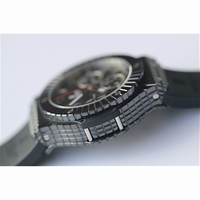 Hublot Caviar 41mm Full Ceramic Black Dial Rubber HUB4100