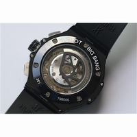 Hublot Caviar 41mm Full Ceramic Black Dial Rubber HUB4100