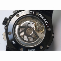 Hublot Caviar 41mm Full Ceramic Black Dial Rubber HUB4100