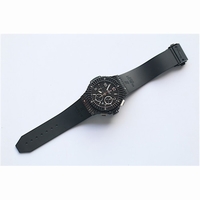 Hublot Caviar 41mm Full Ceramic Black Dial Rubber HUB4100