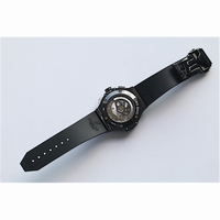 Hublot Caviar 41mm Full Ceramic Black Dial Rubber HUB4100