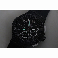 Hublot Caviar 41mm Full Ceramic Black Dial Rubber HUB4100