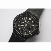 Hublot Caviar 41mm Full Ceramic Black CF Dial Rubber HUB4100