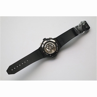 Hublot Caviar 41mm Full Ceramic Black CF Dial Rubber HUB4100