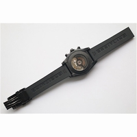 Breitling Chronomat Raven PVD Orange Inner Bezel Black Dial Rubber A7750