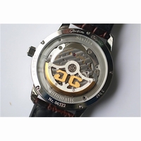 Glashutte Senator Sixties Red Dial Leather YL MIYOTA 9015
