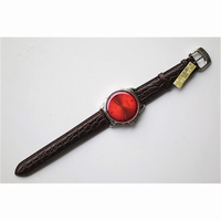 Glashutte Senator Sixties Red Dial Leather YL MIYOTA 9015