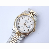 Rolex DateJust 36mm 126201 YG/SS Domed Bezel Roman Markers *4 Dials* Jubilee Bracelet A2836 & A2813
