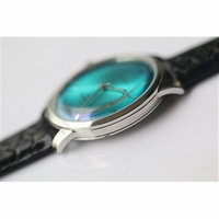 Glashutte Senator Sixties Blue Dial Leather YL MIYOTA 9015