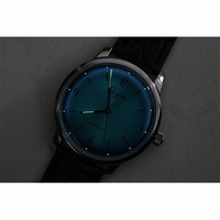 Glashutte Senator Sixties Blue Dial Leather YL MIYOTA 9015