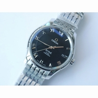 Omega De Ville Hour Vision 41mm Roman Markers Black Dial Bracelet A8500 VSF Super Clone