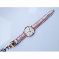 IWC Portuguese IW3714 RG Diamond White Dial Pink Leather Strap A79350 Slim Movement ZF