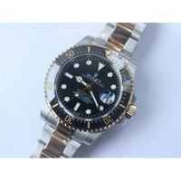 Sea-Dweller Two Tone SS/YG 126603 Black Dial Two Tone Bracelet A2836 URF