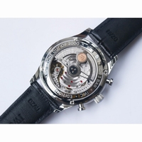 IWC IW371602 Portugieser Chronograph ��150 Years�� White Dial Leather Strap A7750 Slim Movement ZF