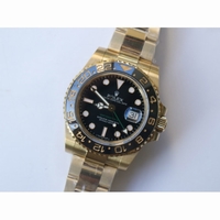 Rolex GMT-Master II 116718 Full YG Ceramic Bezel Black&Green Dial Bracelet BP A3186 V2