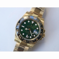Rolex GMT-Master II 116718 Full YG Ceramic Bezel Black&Green Dial Bracelet BP A3186 V2