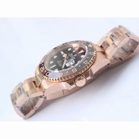 Rolex GMT-Master II 126715 Full RG Black/Brown Ceramic Bezel Black Dial Bracelet BP A3186 V2