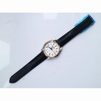 Omega Aqua Terra Master RG Bezel White Textured Dial Black Leather A8900